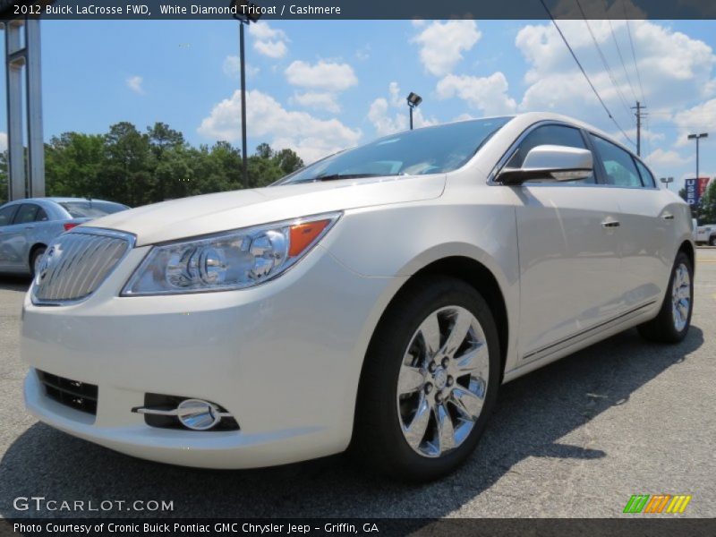 White Diamond Tricoat / Cashmere 2012 Buick LaCrosse FWD