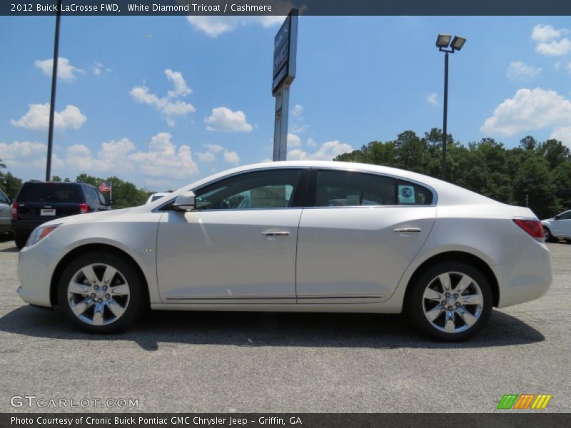 White Diamond Tricoat / Cashmere 2012 Buick LaCrosse FWD