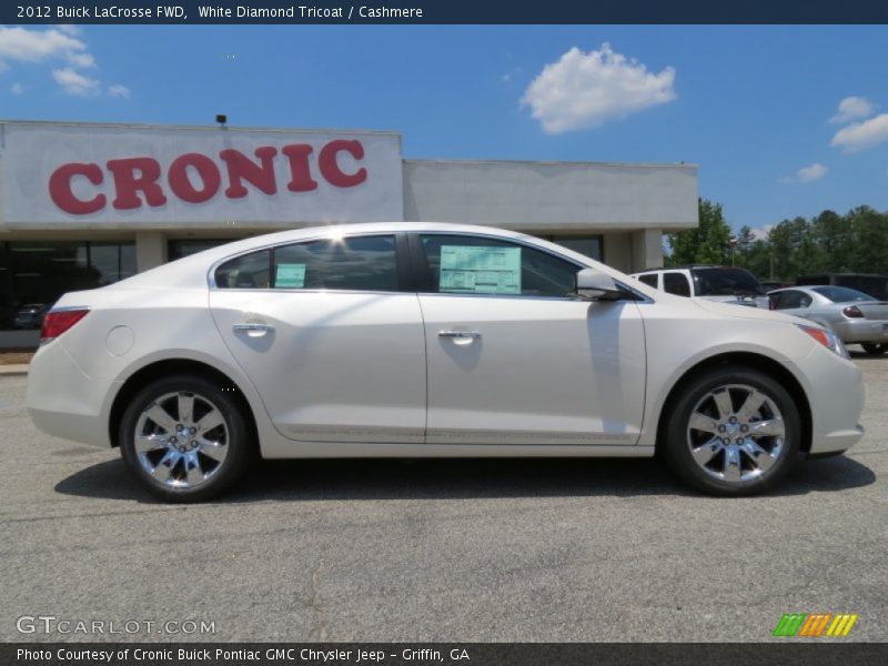 White Diamond Tricoat / Cashmere 2012 Buick LaCrosse FWD