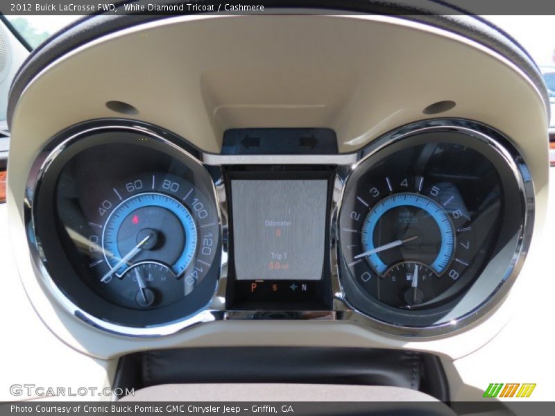 White Diamond Tricoat / Cashmere 2012 Buick LaCrosse FWD