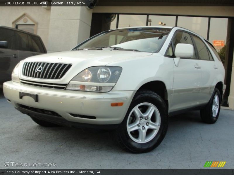 Golden Pearl / Ivory 2000 Lexus RX 300 AWD