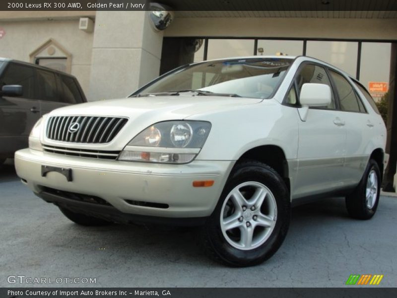 Golden Pearl / Ivory 2000 Lexus RX 300 AWD