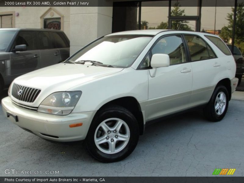 Golden Pearl / Ivory 2000 Lexus RX 300 AWD