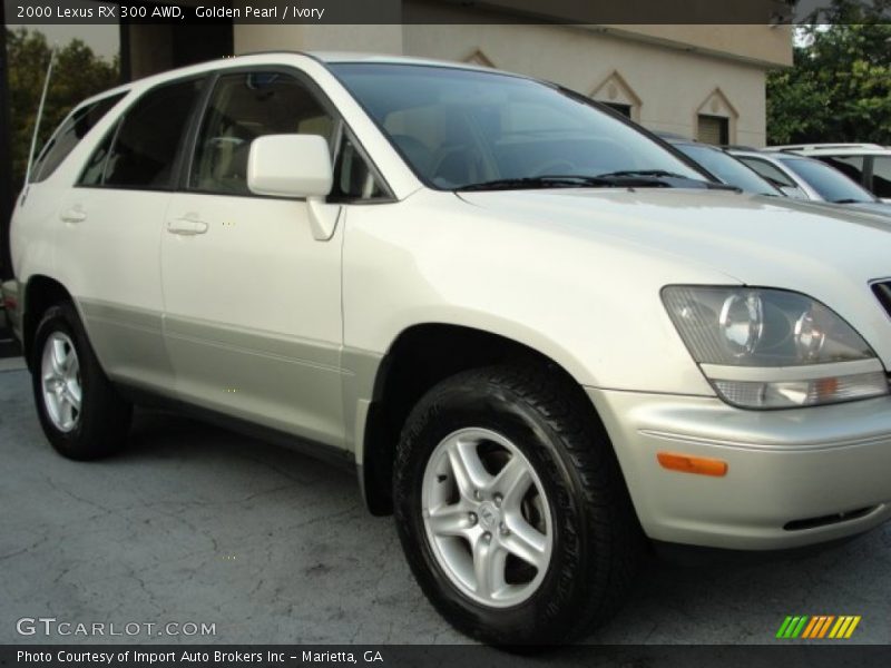 Golden Pearl / Ivory 2000 Lexus RX 300 AWD