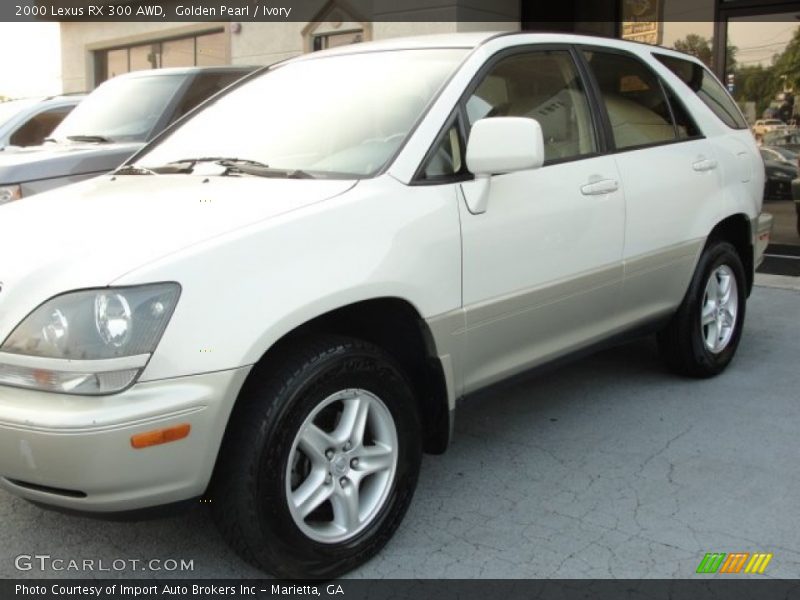 Golden Pearl / Ivory 2000 Lexus RX 300 AWD