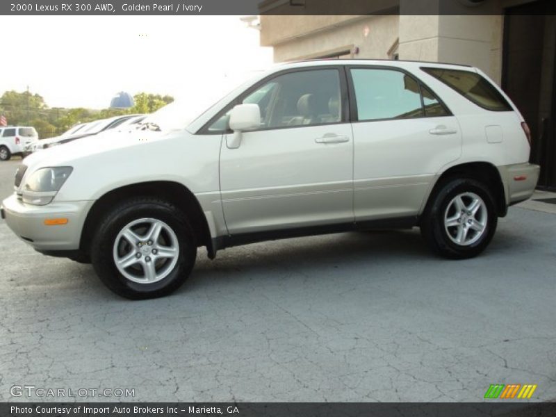 Golden Pearl / Ivory 2000 Lexus RX 300 AWD