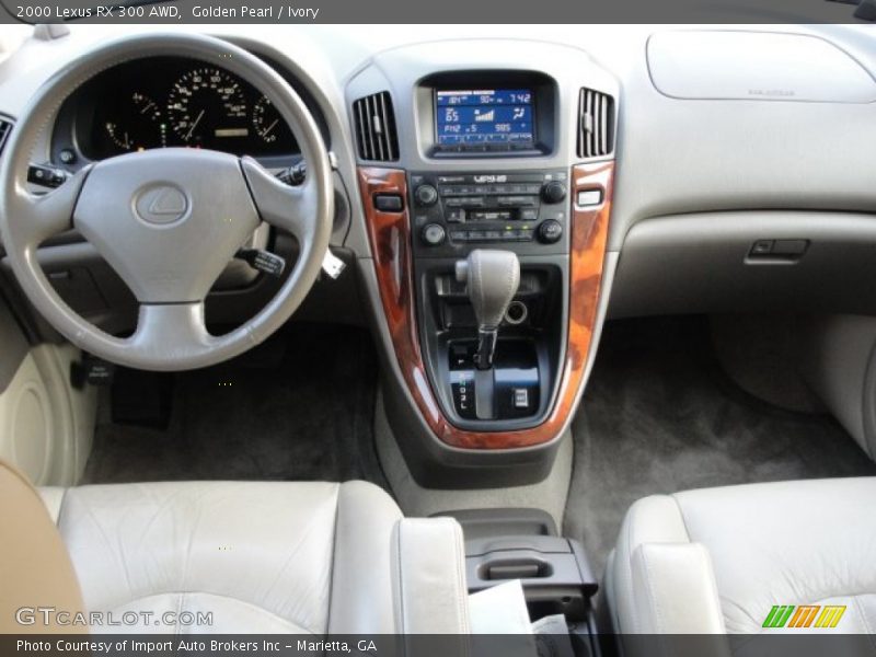 Golden Pearl / Ivory 2000 Lexus RX 300 AWD
