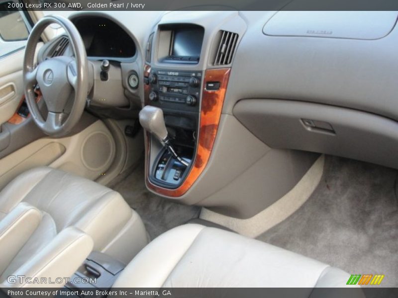 Golden Pearl / Ivory 2000 Lexus RX 300 AWD