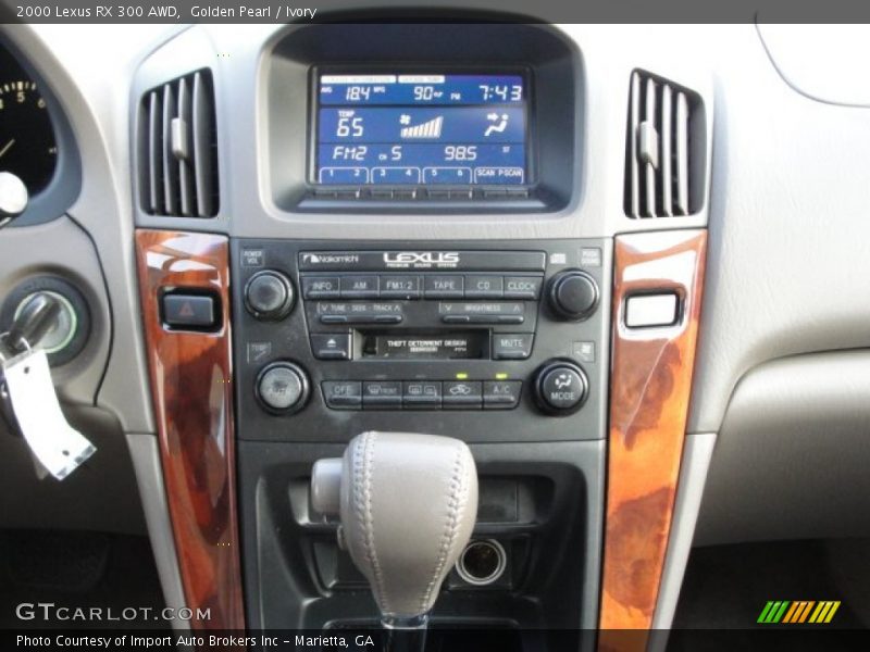 Golden Pearl / Ivory 2000 Lexus RX 300 AWD