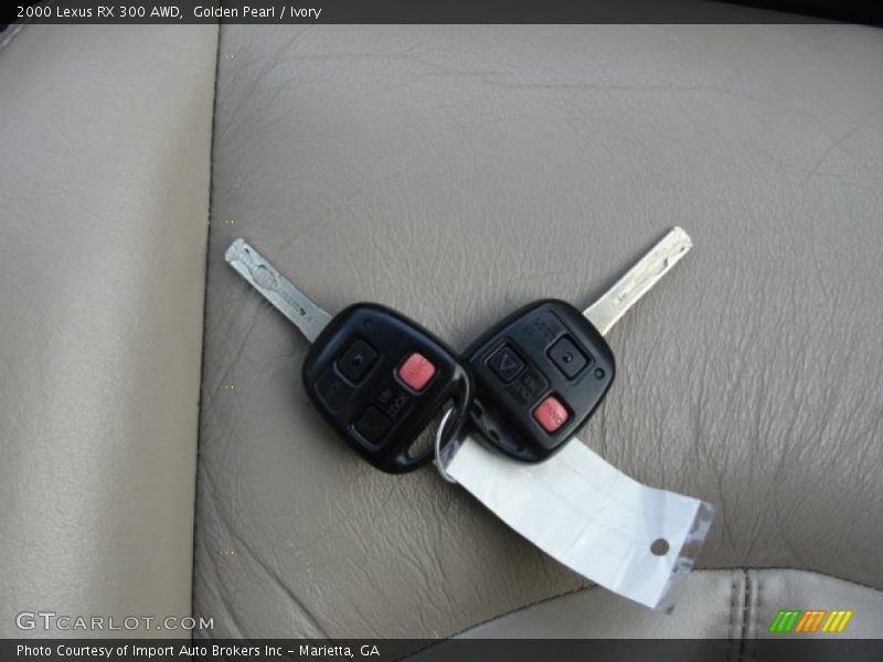 Golden Pearl / Ivory 2000 Lexus RX 300 AWD