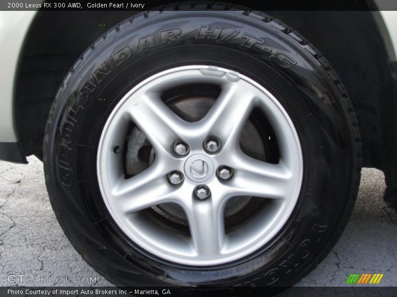 Golden Pearl / Ivory 2000 Lexus RX 300 AWD
