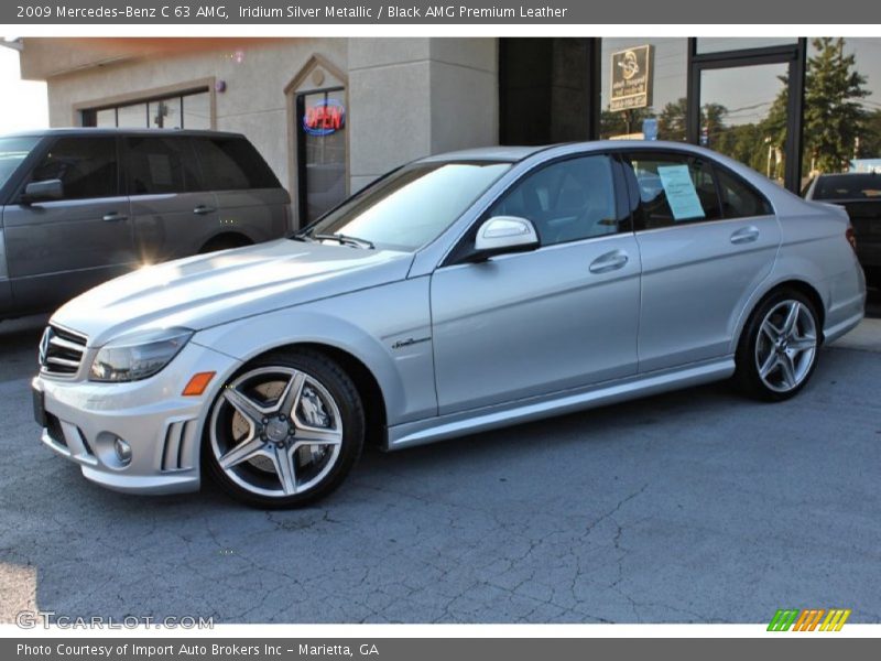 Iridium Silver Metallic / Black AMG Premium Leather 2009 Mercedes-Benz C 63 AMG