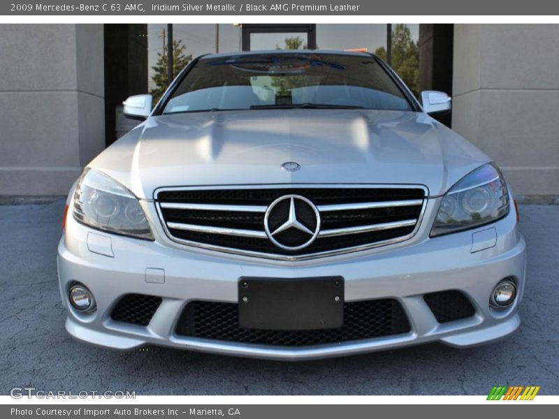 Iridium Silver Metallic / Black AMG Premium Leather 2009 Mercedes-Benz C 63 AMG