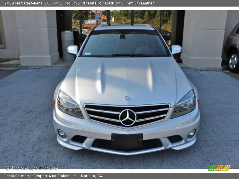 Iridium Silver Metallic / Black AMG Premium Leather 2009 Mercedes-Benz C 63 AMG