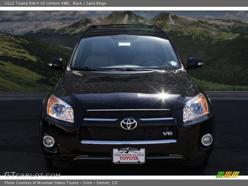 Black / Sand Beige 2012 Toyota RAV4 V6 Limited 4WD