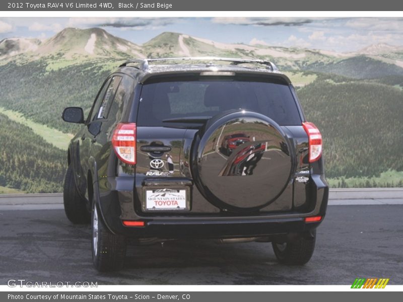 Black / Sand Beige 2012 Toyota RAV4 V6 Limited 4WD