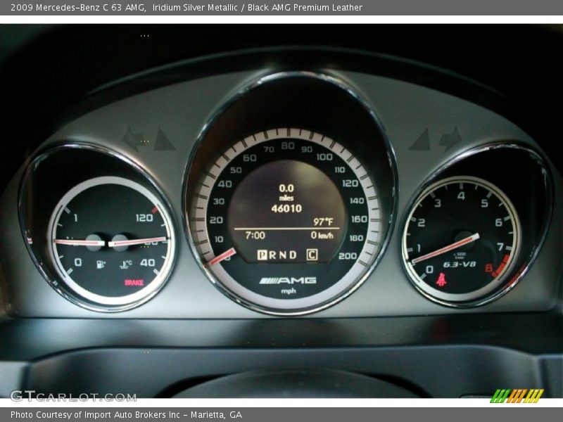  2009 C 63 AMG 63 AMG Gauges