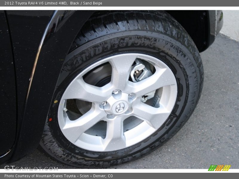 Black / Sand Beige 2012 Toyota RAV4 V6 Limited 4WD