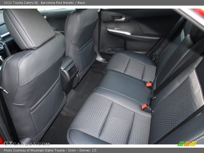 Barcelona Red Metallic / Black 2012 Toyota Camry SE
