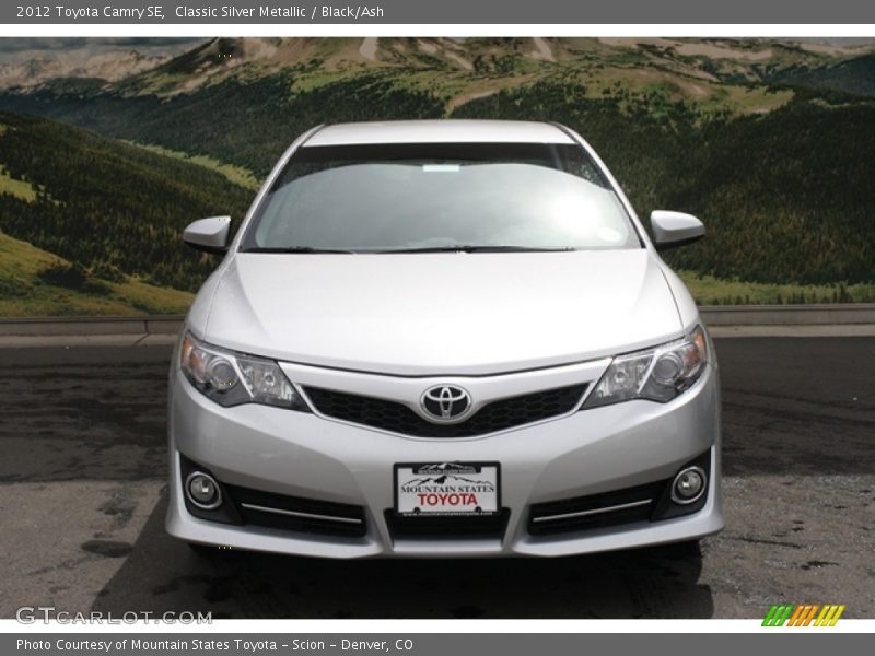 Classic Silver Metallic / Black/Ash 2012 Toyota Camry SE