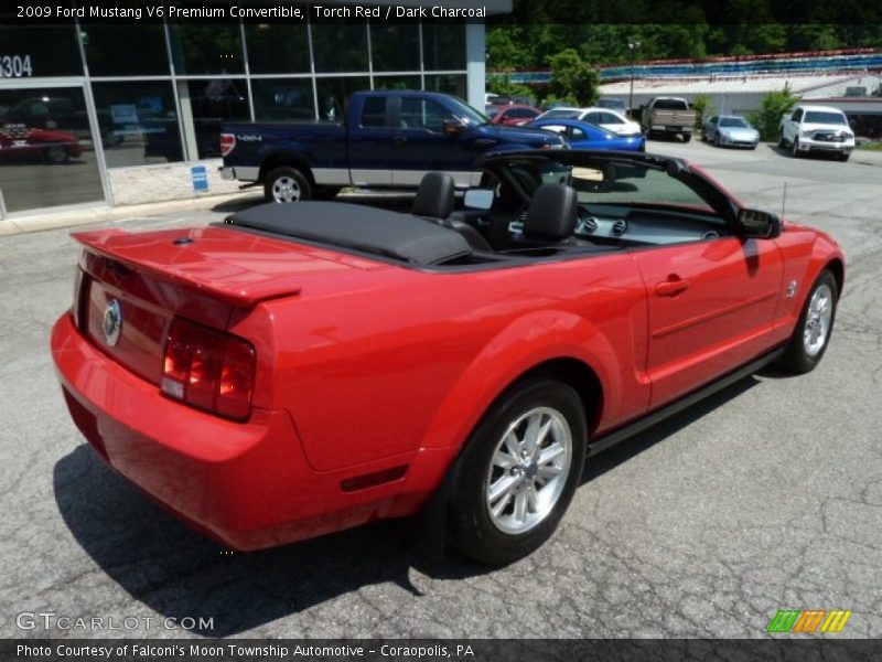 Torch Red / Dark Charcoal 2009 Ford Mustang V6 Premium Convertible