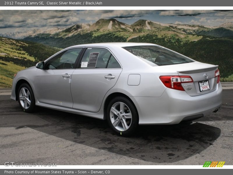 Classic Silver Metallic / Black/Ash 2012 Toyota Camry SE