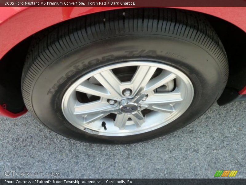 Torch Red / Dark Charcoal 2009 Ford Mustang V6 Premium Convertible