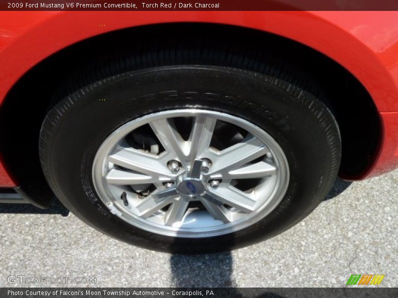 Torch Red / Dark Charcoal 2009 Ford Mustang V6 Premium Convertible