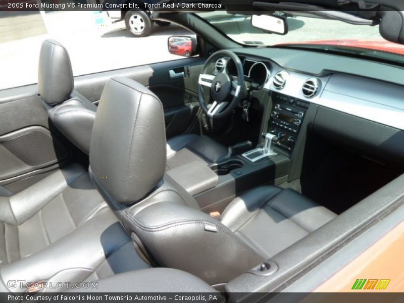 Torch Red / Dark Charcoal 2009 Ford Mustang V6 Premium Convertible
