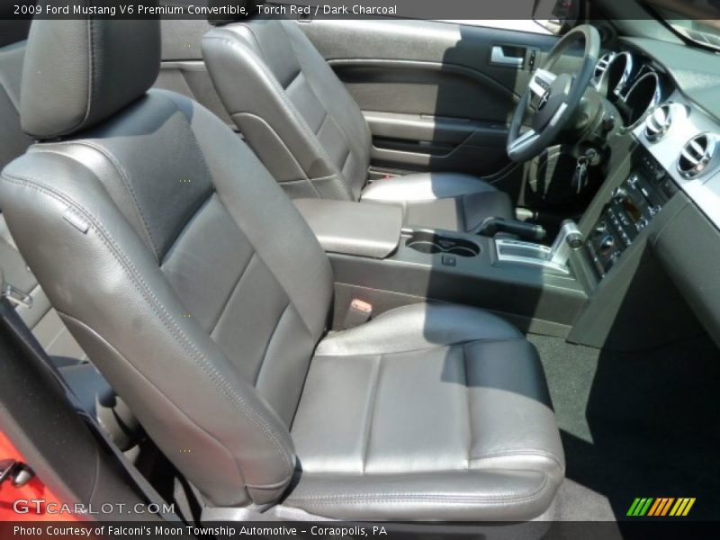 Torch Red / Dark Charcoal 2009 Ford Mustang V6 Premium Convertible