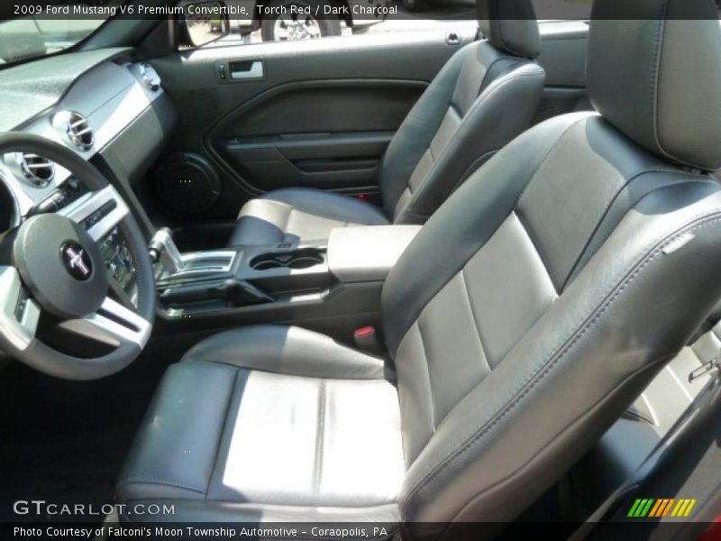 Torch Red / Dark Charcoal 2009 Ford Mustang V6 Premium Convertible