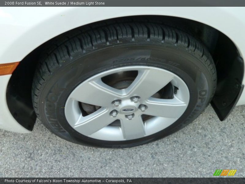 White Suede / Medium Light Stone 2008 Ford Fusion SE