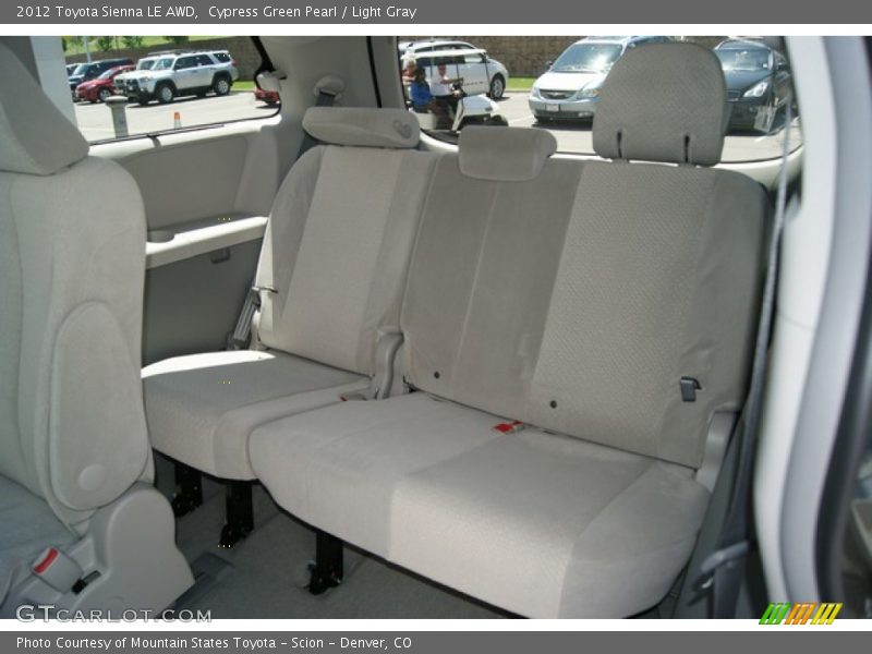 Cypress Green Pearl / Light Gray 2012 Toyota Sienna LE AWD