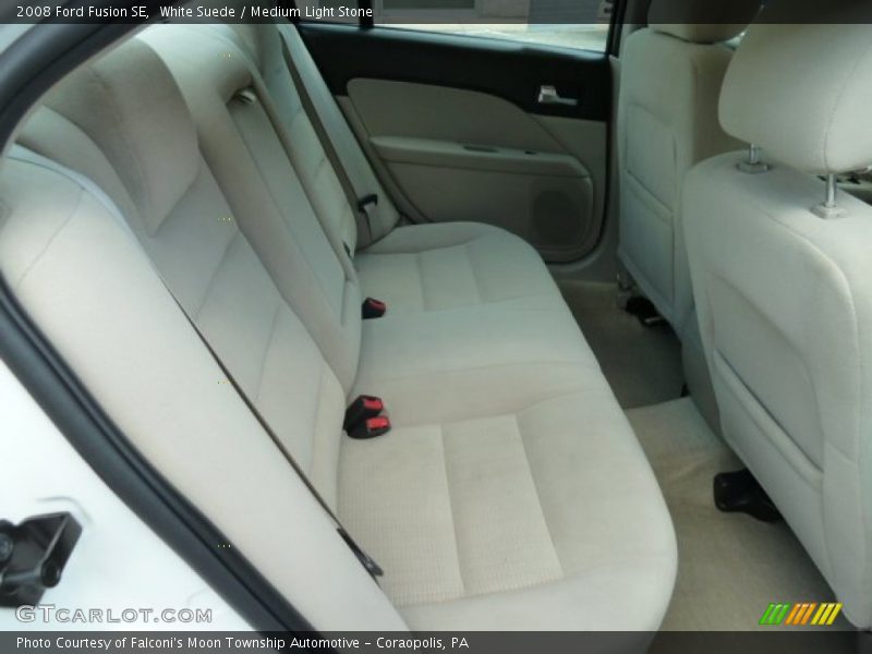White Suede / Medium Light Stone 2008 Ford Fusion SE