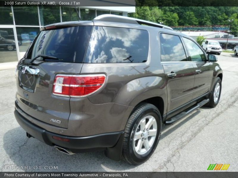 Cocoa / Tan 2008 Saturn Outlook XR AWD