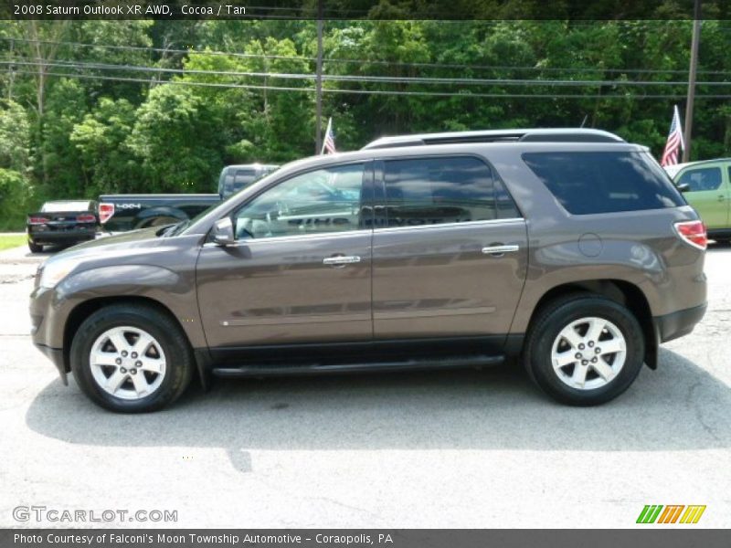 Cocoa / Tan 2008 Saturn Outlook XR AWD