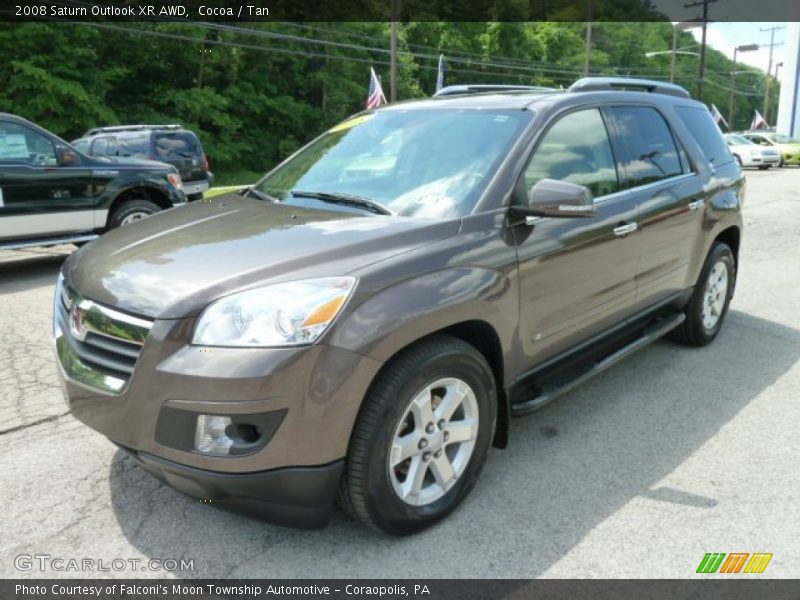 Cocoa / Tan 2008 Saturn Outlook XR AWD