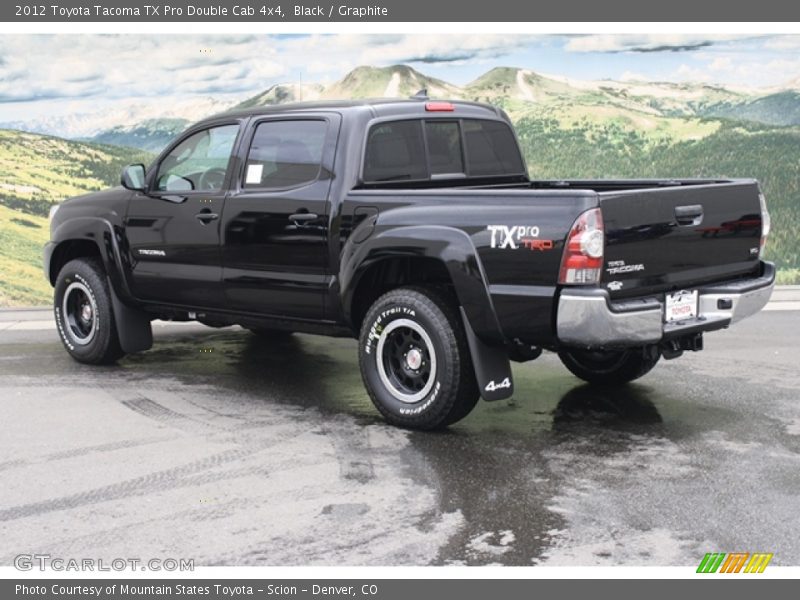 Black / Graphite 2012 Toyota Tacoma TX Pro Double Cab 4x4