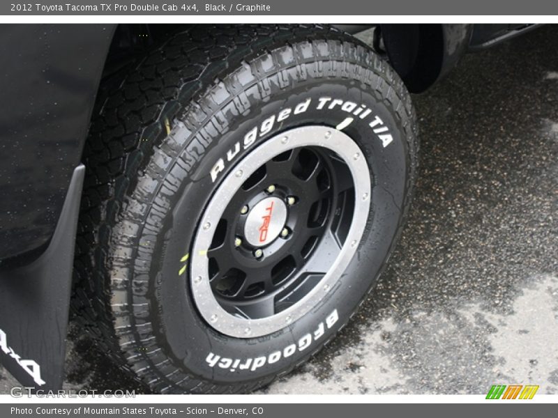 Black / Graphite 2012 Toyota Tacoma TX Pro Double Cab 4x4