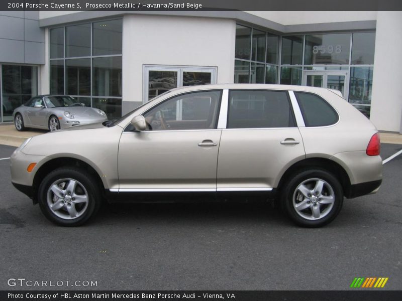 Prosecco Metallic / Havanna/Sand Beige 2004 Porsche Cayenne S