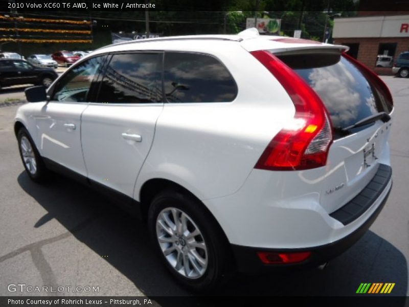 Ice White / Anthracite 2010 Volvo XC60 T6 AWD