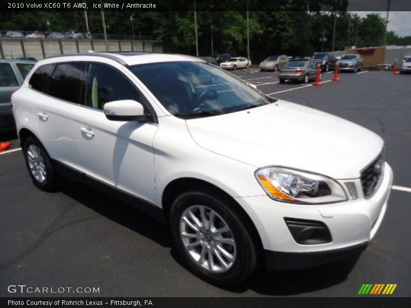 Ice White / Anthracite 2010 Volvo XC60 T6 AWD