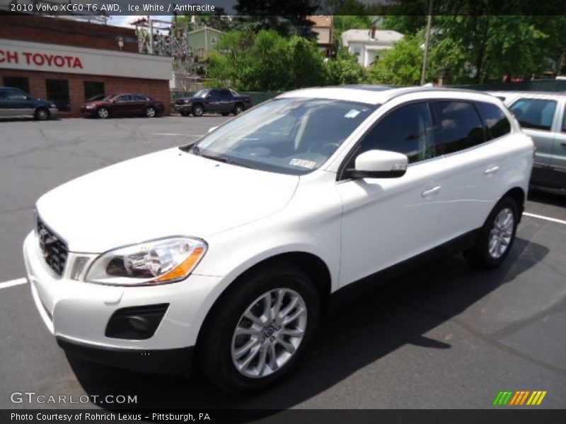 Ice White / Anthracite 2010 Volvo XC60 T6 AWD