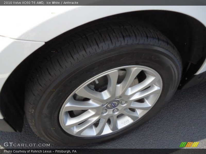 Ice White / Anthracite 2010 Volvo XC60 T6 AWD