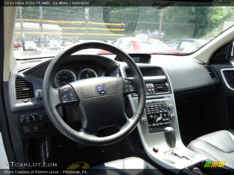 Ice White / Anthracite 2010 Volvo XC60 T6 AWD
