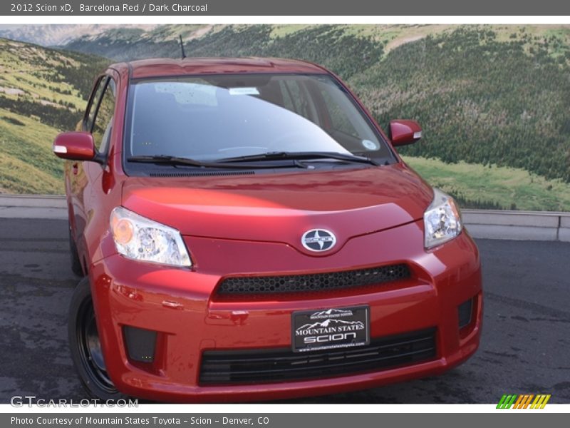 Barcelona Red / Dark Charcoal 2012 Scion xD