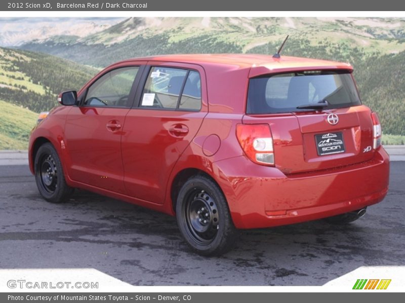 Barcelona Red / Dark Charcoal 2012 Scion xD