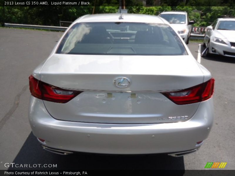 Liquid Platinum / Black 2013 Lexus GS 350 AWD