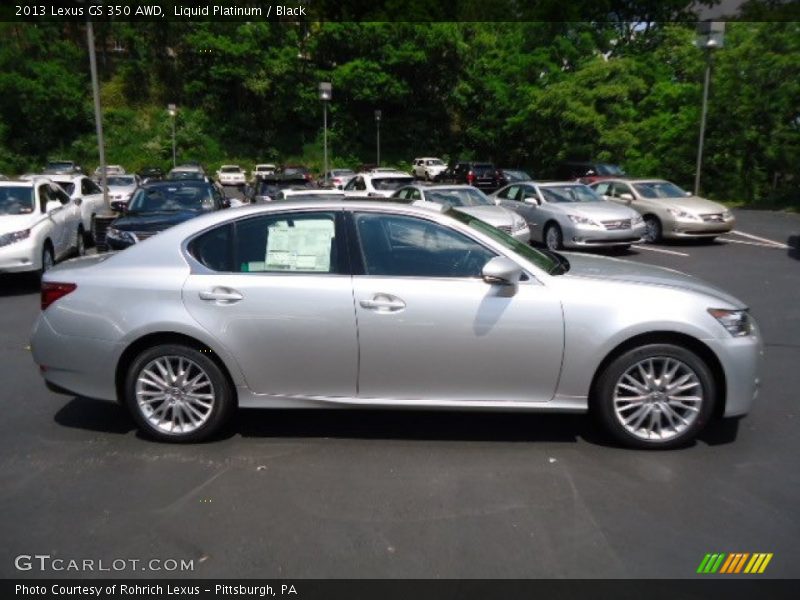 Liquid Platinum / Black 2013 Lexus GS 350 AWD