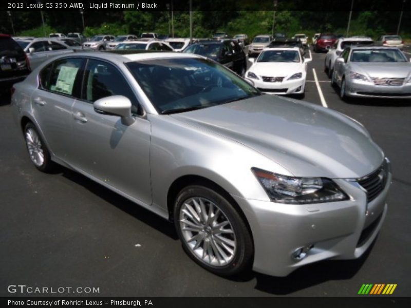 Liquid Platinum / Black 2013 Lexus GS 350 AWD